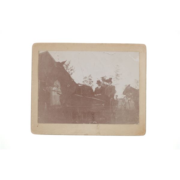 Wyatt & Josephine Earp Cabinet Card, N. H. Rose