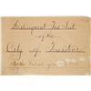 Image 4 : Ca. 1885 City of Tombstone, AZ Delinquent Tax List