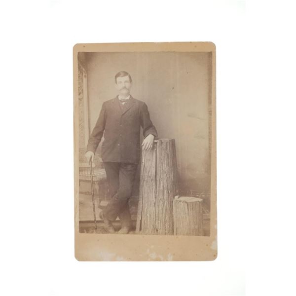 Original Bat Masterson Cabinet Card - Noah H. Rose