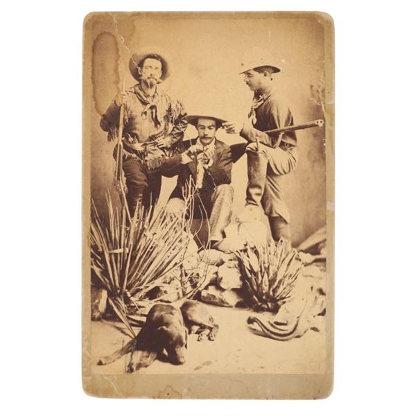 RARE C.S. Fly "Buckskin" Frank Leslie Cabinet Card