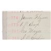 Image 2 : Tombstone, A.T. Salary Ledger 1881 Virgil Last Pay