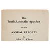 Image 2 : Signed John P. Clum "The Truth About the Apaches"