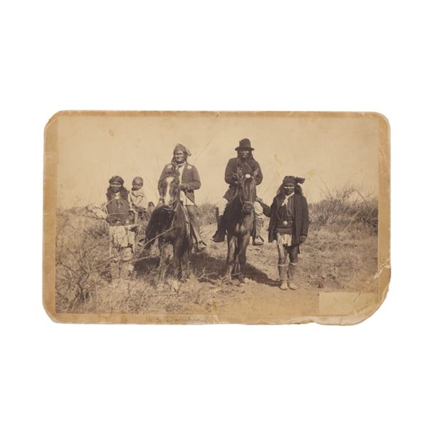 C.S. Fly Geronimo & Natches Cabinet Card 1886