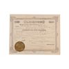 Image 1 : Ca. 1887 Lincoln Co., New Mexico Gaming License