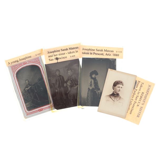 Rare Tintype Photographs of Josephine Earp 1868-80