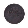 Image 3 : O.K. Corral Found Keg Saloon Tombstone, A.T. Token