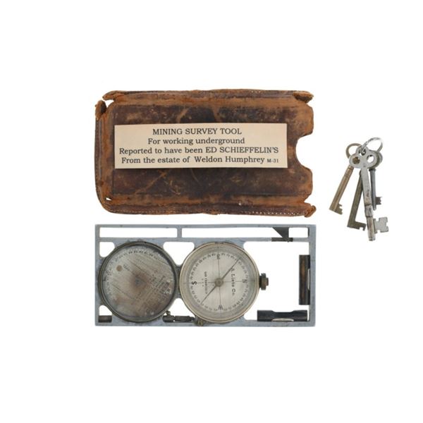 E. Schieffelin Mining Clinometer & Mining Keys