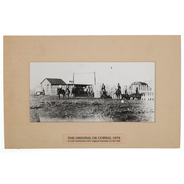 Ca. 1878 ORIGINAL O.K. Corral Pre-Shootout Photo