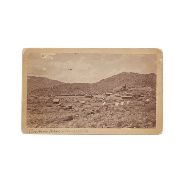 Wyatt Earp Boudoir Card Photo of the Congress Mine