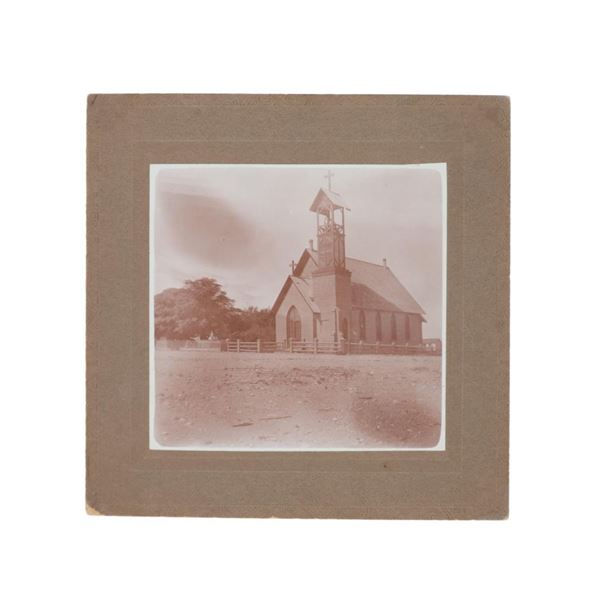 Photograph of Wyatt Earp's Tombstone Church 1890s