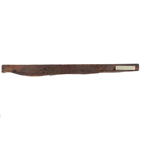 Wyatt Earp Handwritten Happy Days Mine Board