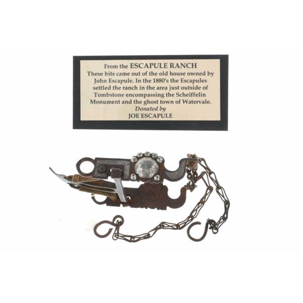 Tombstone, Escapule Ranch Silver Bridle c. 1850s