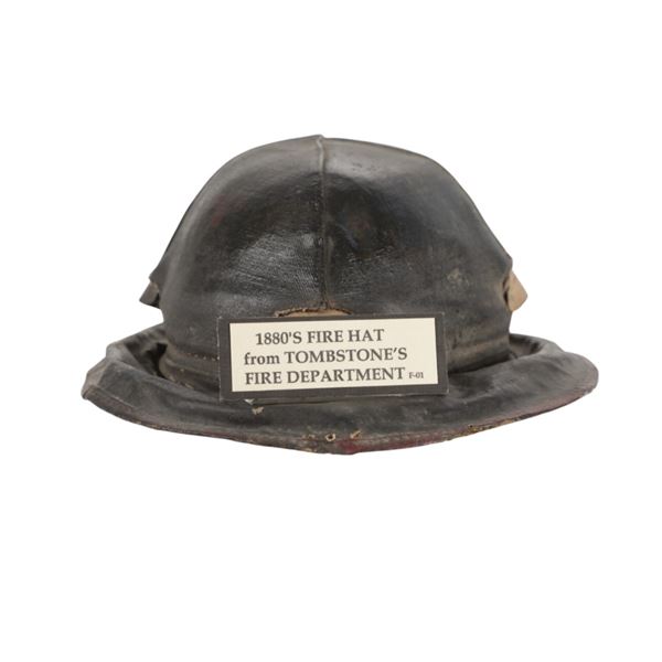 Tombstone Fire Department #3 Fire Hat 1880s