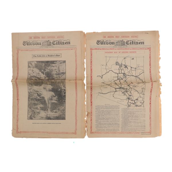 Rare "Tucson Citizen" Newspapers May, 1925