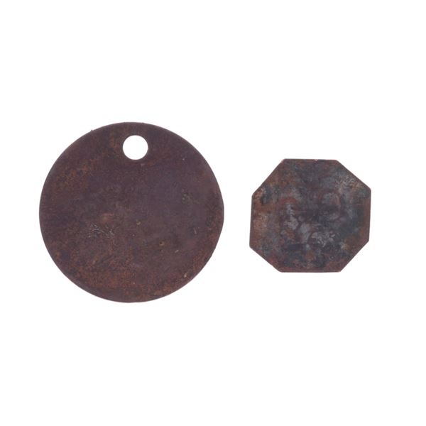 Tombstone, A.T. Mining Claim Miners Tag's c. 1870-