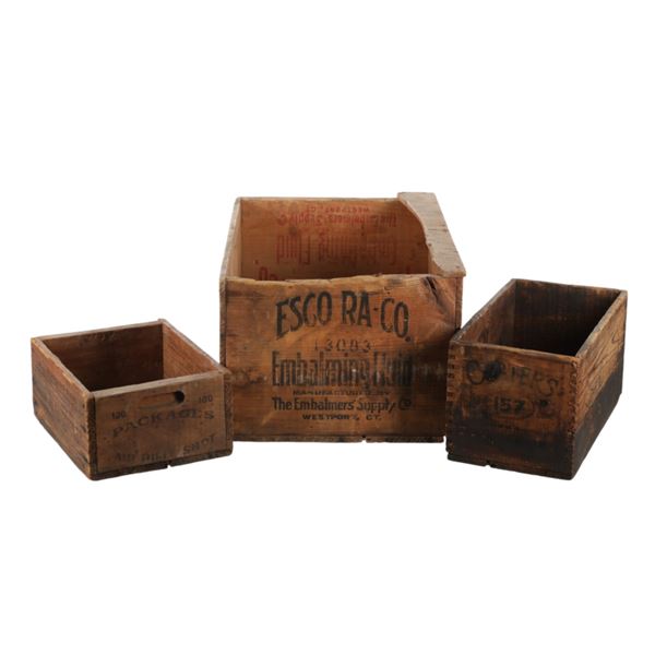 Tombstone, A.T. Wooden Mercantile Shipping Crates