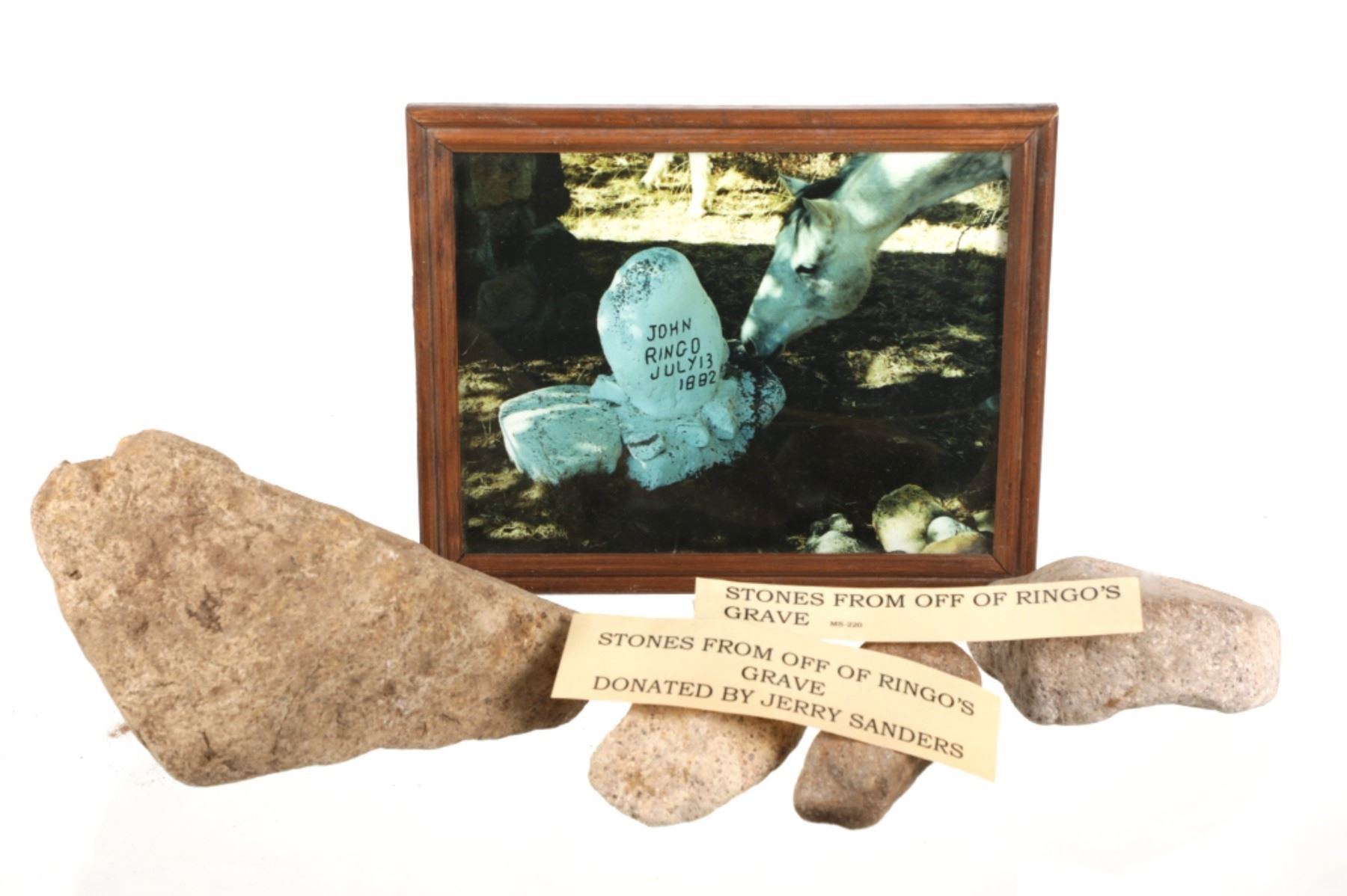 Johnny Ringo Resting Place Markers & Photograph