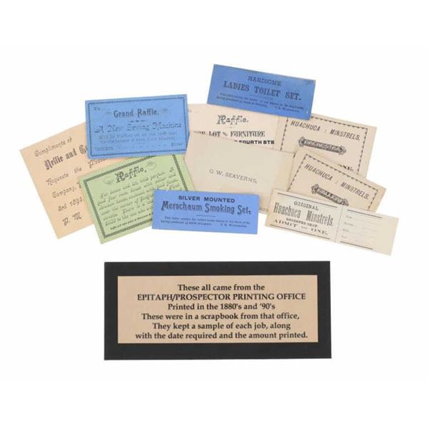 Tombstone AZ Epitaph/Prospector Office Pitch Cards
