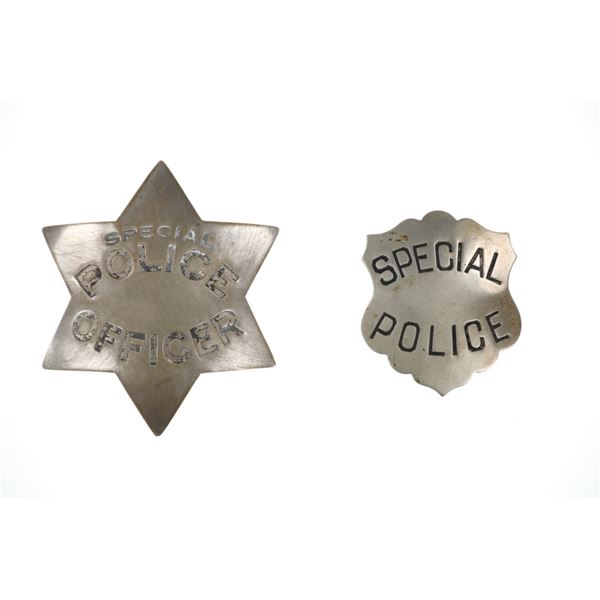 1880-20 Galeyville Outlaw Recovered Police Badges