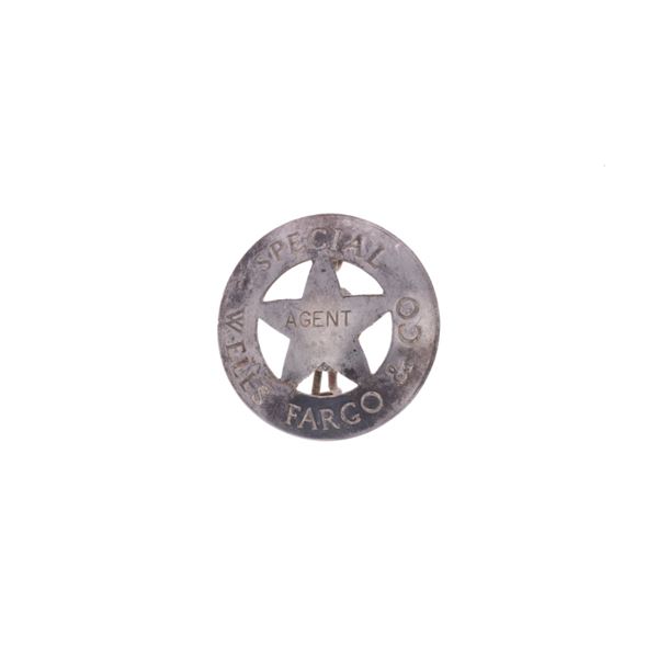 Wells, Fargo & Co Special Agent Badge 1870-80s