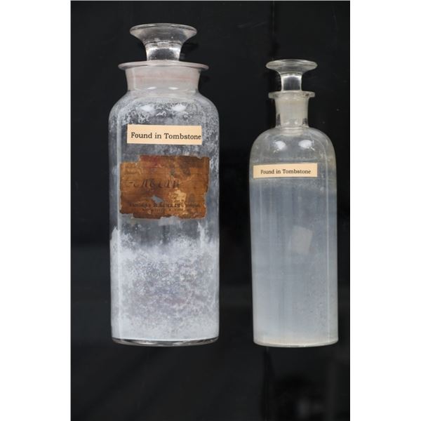 Tombstone, A.T. Found Apothecary Jars c. 1880's