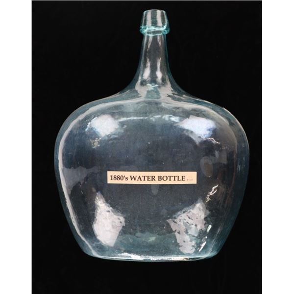 Ca. 1880's Tombstone, A.T. LARGE Glass Water Jug