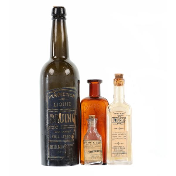 Tombstone, A.T. Found Medicinal Bottles c 1850-90s