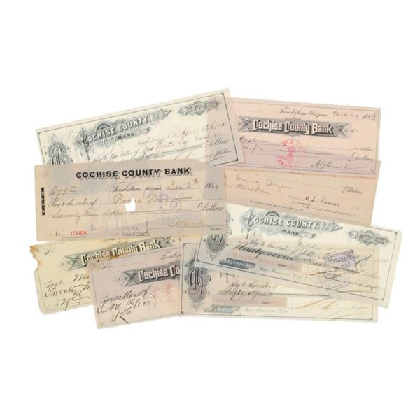 Ca. 1884-1889 Tombstone, Cochise County Bank Notes
