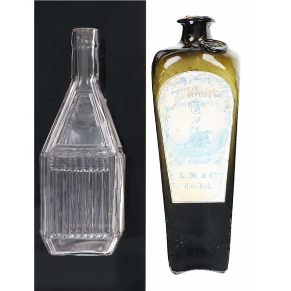 Squire Dingee & L.M. & Company Glass Bottles 1880s