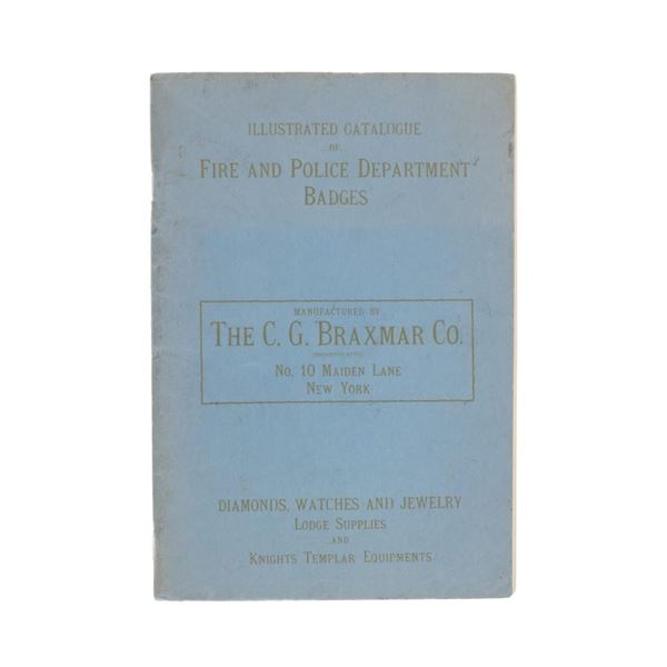 C.G. Braxmar Fire & Police Badges First Ed. 1912