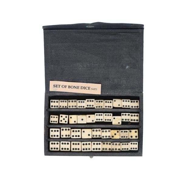 Ca. 1880 Tombstone, A.T. "Tuff Saloon" Bone Dice