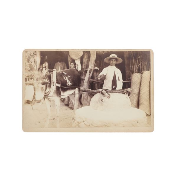 Rare C. S. Fly Boudoir Card Sonora, Mexico 1887