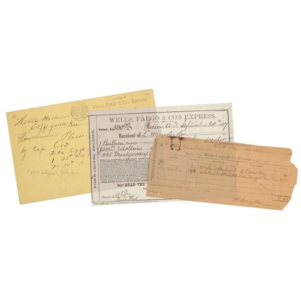 Wells, Fargo & Company Express Freight Docs (3)