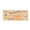 Image 1 : Ca. 1880 Barron M. Jacobs Signed Pima County Check