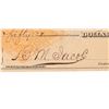 Image 5 : Ca. 1880 Barron M. Jacobs Signed Pima County Check