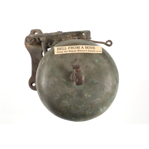 Tombstone Miners Bell From The Wayne Winter Estate
