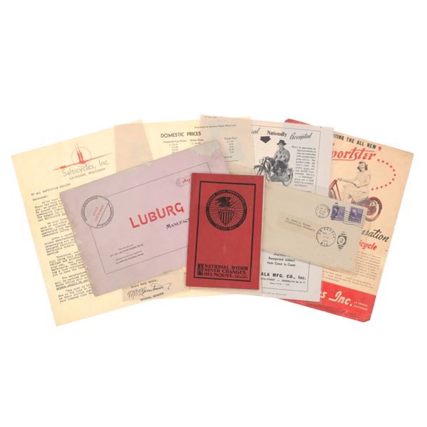 19th C Luburg & Safticycles Inc Catalog Collection