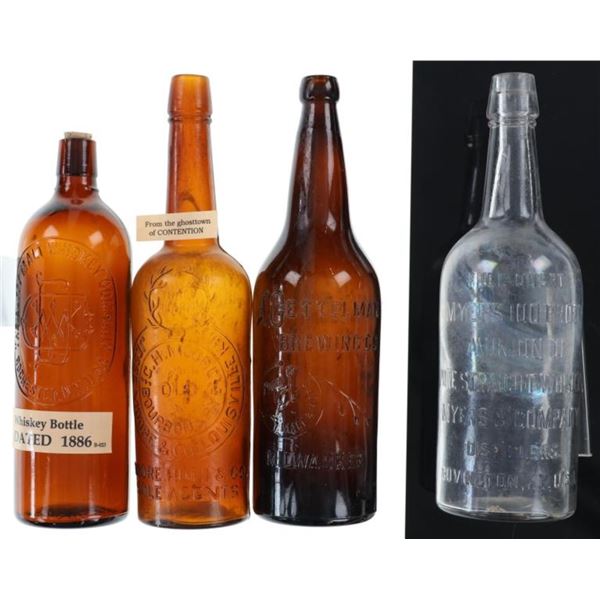 Tombstone Bourbon, Whiskey & Rye Bottles (4)