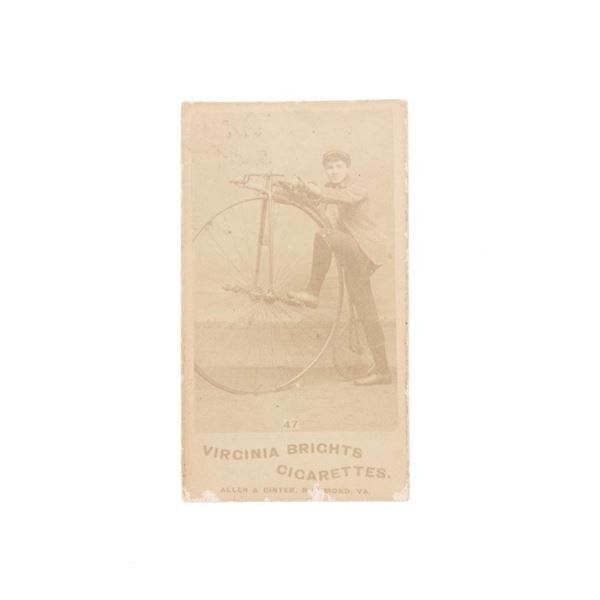 Virginia Brights Cigarettes High Wheel Female CDV