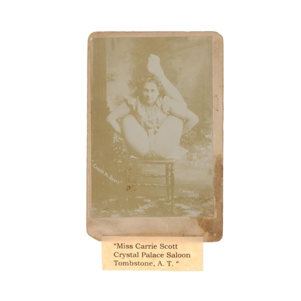 Tombstone, A.T. "Miss Carrie Scott" Crystal Palace