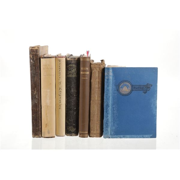 Tombstone Minnie Hart's School Books 1863-1890