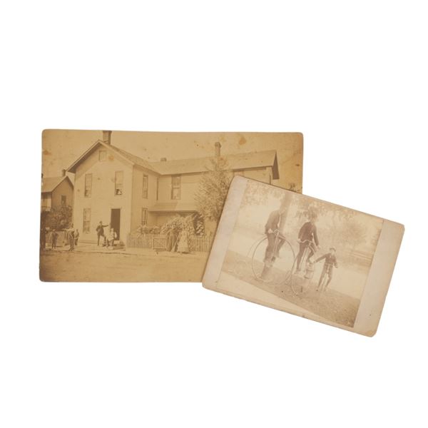 Ca. 1870-1880's High Wheel Imperial Cabinet Cards