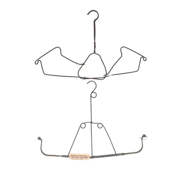Bisbee Copper Queen Mine Miner's Clothes Racks (2)