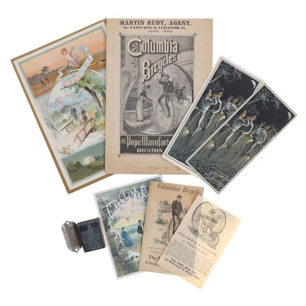 Pope MFG. Co. Columbia Bike Ads & Ephemera (9)