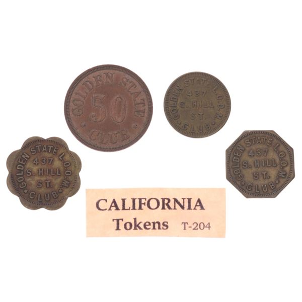 Tombstone Found Golden State L.O.O.M. Club Tokens