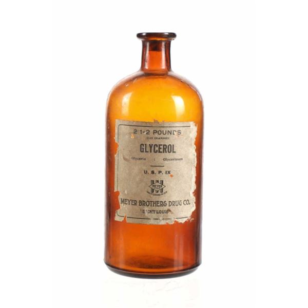 2 1/2lbs Glycerol U.S.P. Meyer Brothers Drug Co.