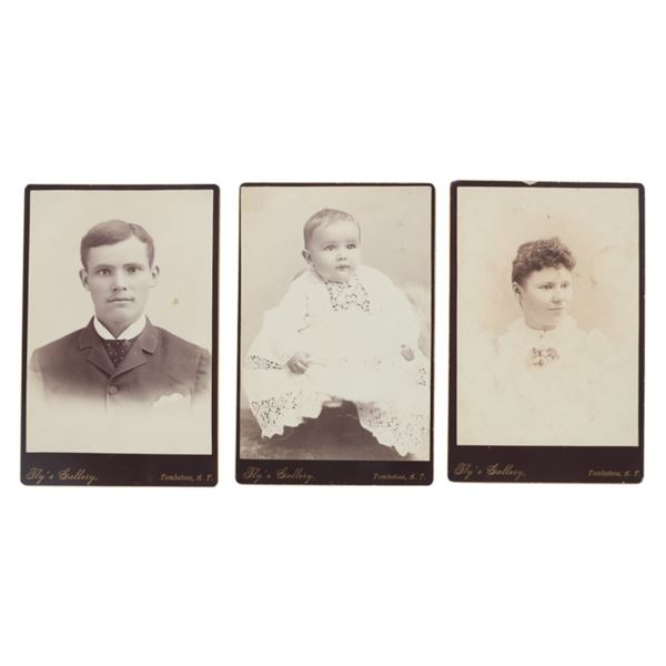 19th C. Camillus Sydney Fly: Tombstone Family