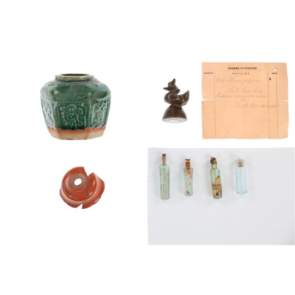 Tombstone Opium Den Memorabilia, circa 1880s