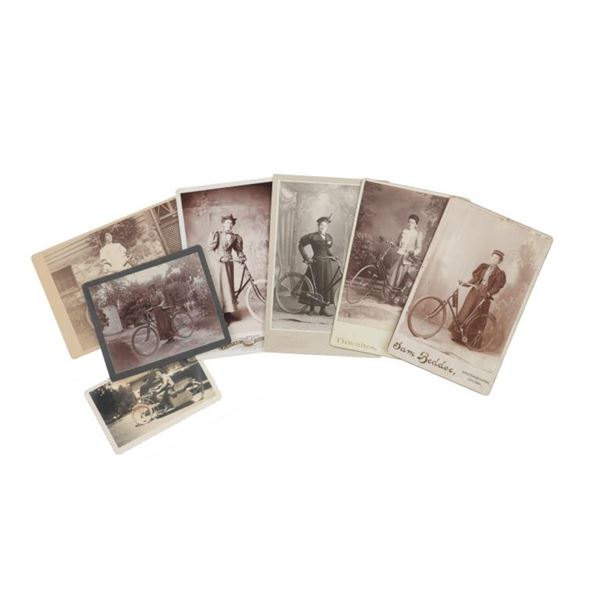 Women's Bicycle Studio Photographs 1890s (7)