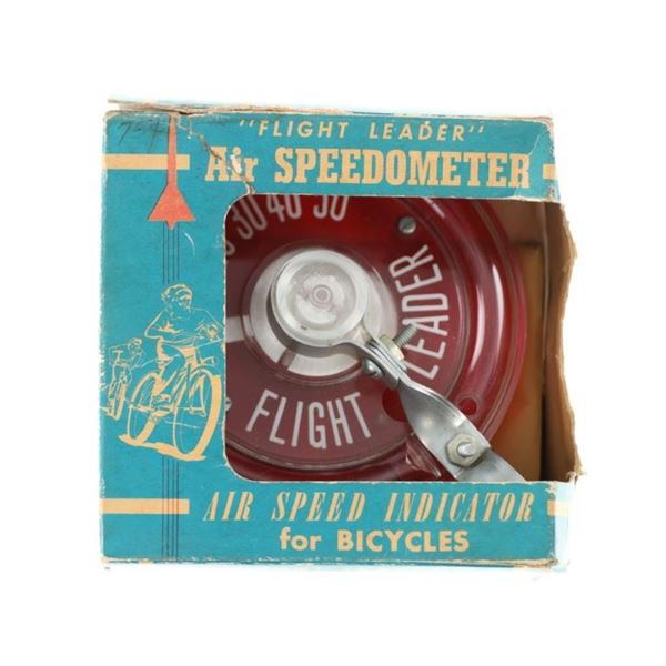 Ca. 1950s Bicycle "Flight Leader" Air Speedometer